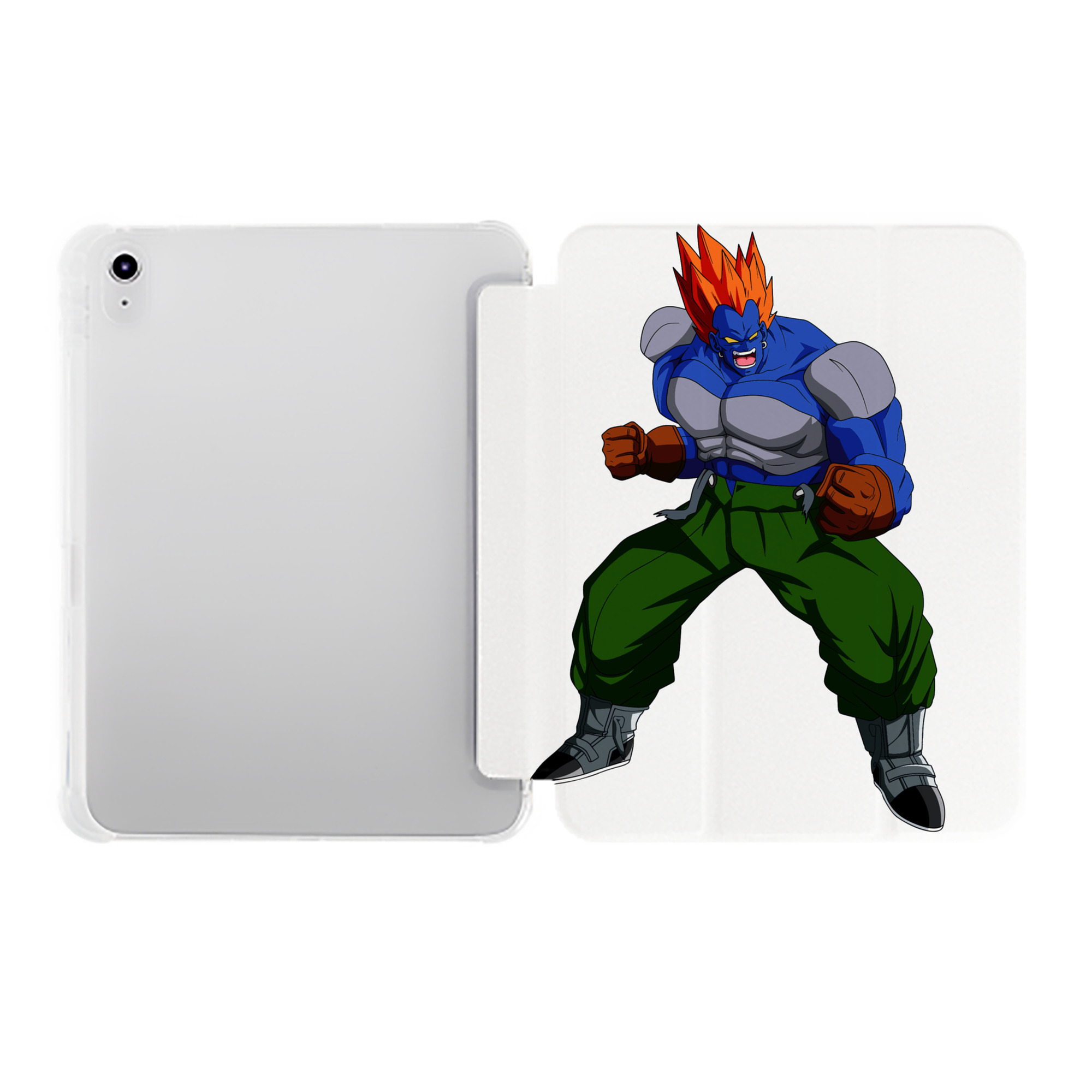 （画像用） ドラゴンボール DRAGON BALL IPad ケース ペン収納付き 三つ折りスタンド PUレザー×シリコン 対応機種9.5/10.5/10.9インチ